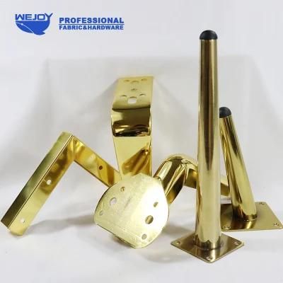 Fashion New Metal L Shape Brick Decoration Brass Legs for Sofa Leg