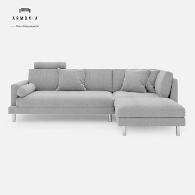 New Modern Corner Set Sectional Couch L Shape Sofa with Good Service