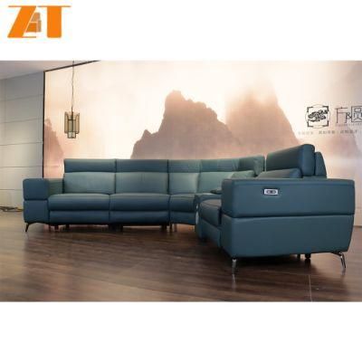 Reclined Italian Design Modern Home Smart Couch Sofa Sectional Modular Set Furniture Living Room Sofas with 7 Seater Speaker