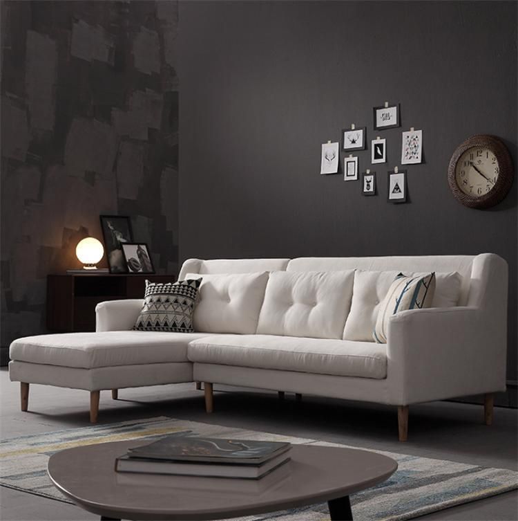 New Design Living Room Furniture Modern Minimalist Fabric Sofa