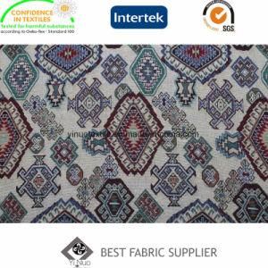 T/C70/30 Yarn Dyed Jacquard Fabric Geometric Patterns Hometextile Sofa Cushion Fabric