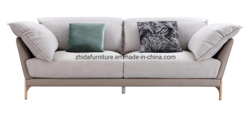 Chinese Modern Home Furniture Luxury Fabric Leisure Sofa for Living Room