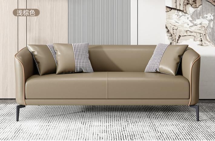 Technology Fabric Modern Minimalist Large Double Sofa Bedroom Light Luxury