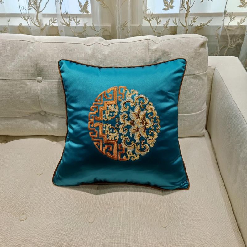 High-Precision Hot Drilling Sofa Cushion, Can Be Customized Luxury Tassel Pillowcas