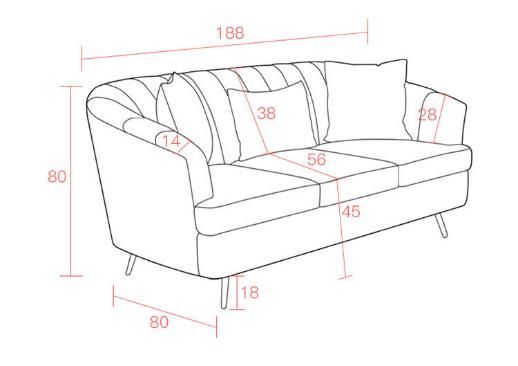 Modern Furniture Home Living Room Green Chesterfield Sofa Sets