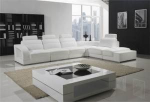 China Wholesale Living Room Furniture Modern Leather Sofa
