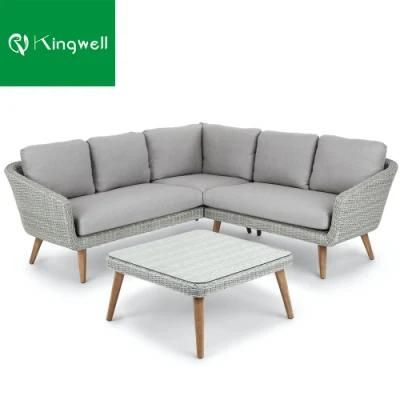 Outdoor Furniture Wicker Chair Rattan Garden Sofa for Villa Courtyard