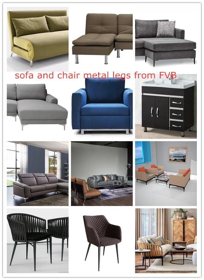 Custom Living Room Stainless Steel 201 Furniture Feet Decorative Metal Y Shape Sofa Legs