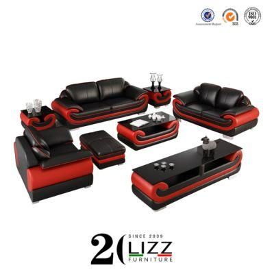 Latest Modern European Genuine Leather Sofa Set for Hotel/Home/Office