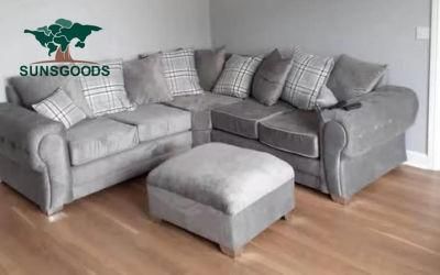 Fabric Furniture From China Hotel Furniture Sleeper Couch/L Shape Sectional Sofa