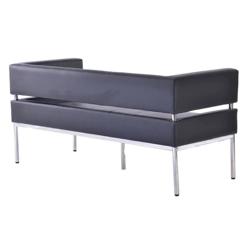 High Quality Black Leather Office Sofa Modern Design Office Sofa Living Room Sofa Home Office Furniture