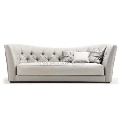 Chesterfield Fabric Double Seat Living Room Sofas Furniture Fabric Seater Combination Sofa Set Furniture