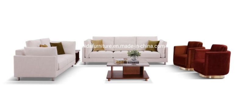 Modern Home Furniture Stainless Golden Fame Loveseat Multi-Pillow Velvet Fabric Full Set Sofa