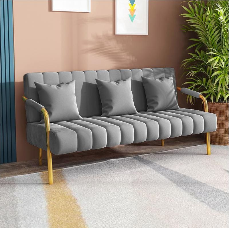 Light Luxury Sofa Small Apartment Nordic Fabric Double Sofa