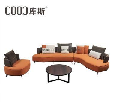 9616 Home Furniture Minimalist Leather Sofa