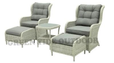 Outdoor Garden Furniture Conversation Bistro Sofa Set with Coffee Table