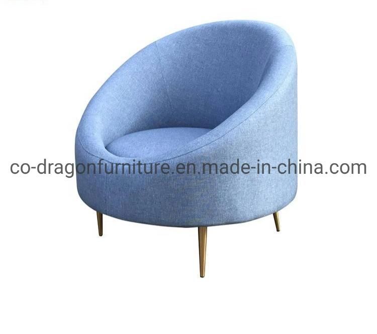 Modern Low Back Home Furniture Leisure Sofa Chair with Legs