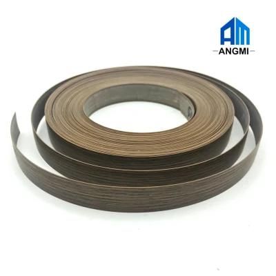 China Manufacturer Tapacanto De Wood Grain PVC Edge Banding Tape for Kitchen Cabinet