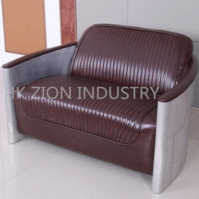 Home Furniture Living Room Sofa Modern Furniture Sets Recliner Leisure Chesterfield Sofa Office Reception Brown Leather Sofa
