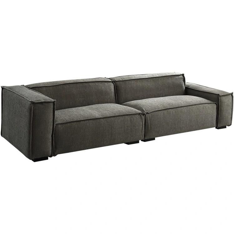 Design Modern Room Furniture Accent Chair Gray Fabrici Sectional Sofa Set Apartment Furniture Set