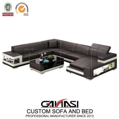 Popular Sectional Fabric/Leather Sofa Modern Office Sofa Design