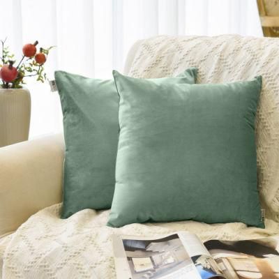 Solid Color Christmas Decorative Home Sofa Car Bed Throw Pillow Case
