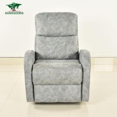 Manual Recliner Living Room Sofa Home Theater Furniture Leisure Fabric Sofa