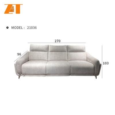 Modern Minimalist Fabric Living Room Furniture Large Size Sofa with Chaise Lounge