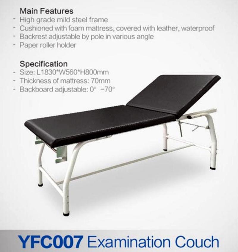 Hydraulic Examination Couch Medical Screen