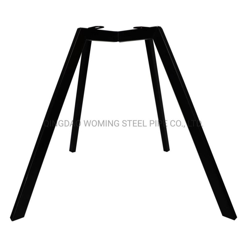 Modern Black Four Stars Steel Polishing Legs Furniture Leg for Home Chair Leg