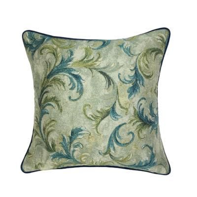 New Luxury Villa Sofa Pillow Case, Nordic Velvet Gilded Cushion Cover