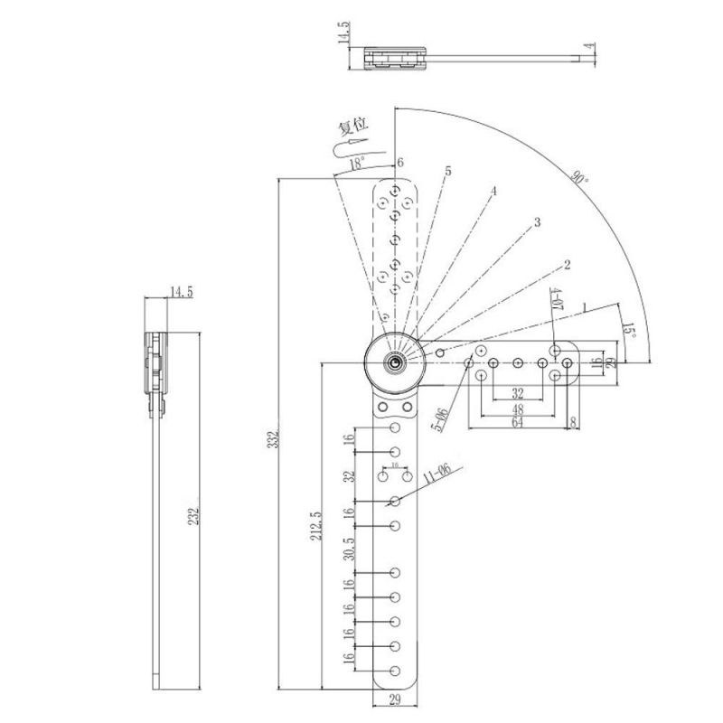 Furniture Fittings Function Headrest Hinge Sofa Backrest