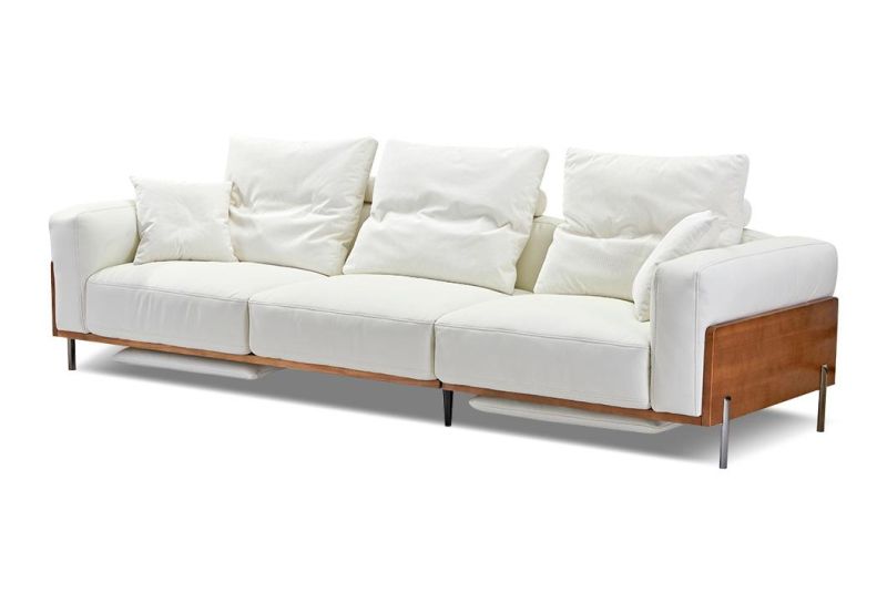 Tomo Modern Design Furniture Genuine Leather Home Living Room Recliner Sofa