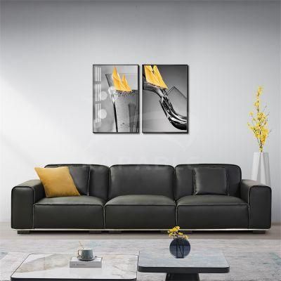 Modern Home Fabric Leather Couch for Living Room 2827