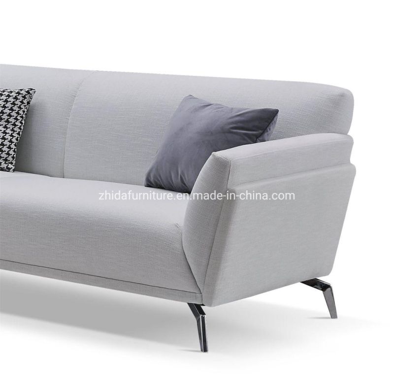 Home Furniture Living Room Metal Feet Sofa for Hotel Reception