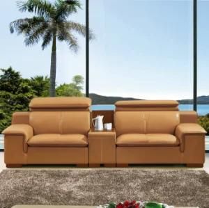New Design Modern Genuine Leather Sofa for Living Room Furniture (8026)