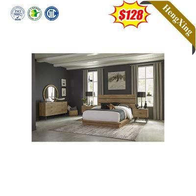 Minimalist Style Wooden Frame Bedroom Home Hotel Furniture Wall Bunk Sofa Double King Bed