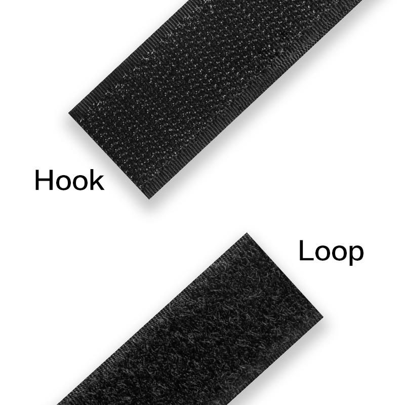 Heavy Duty 100% Nylon 12.5mm Colorful Strap Brown Hook and Loop Garment & Processing Accessories