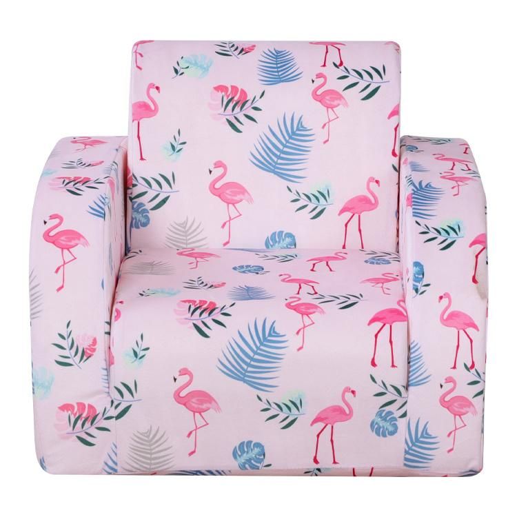 2021 Top Selling Fashion 2 in 1 Folding Kids Sofa