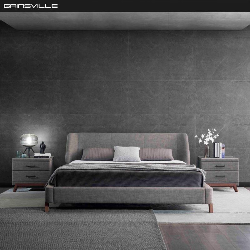 Italy New Model Furniture Home Bedroom Furniture Modern Upholstered Furniture Bed King Bed Sofa Bed