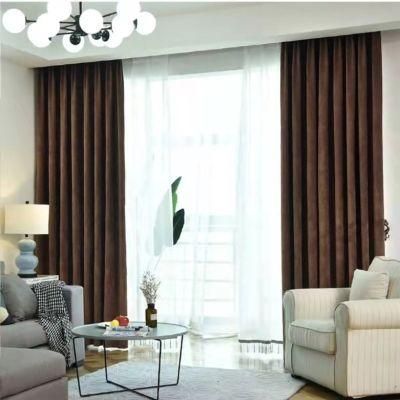New Home Blackout Decorative Hotel Lobby Curtains Hospital Sofa Fabric Curtain with ISO9001