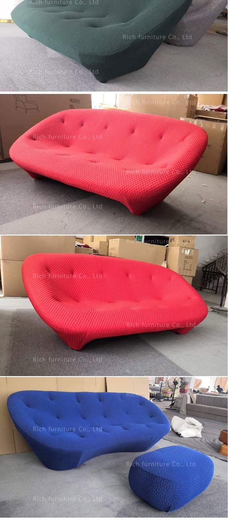 Contemporary Living Room Sofa Set Modern Italian Net Fabric Lazy Boy Living Room Sofa Upholstered Deep Buttoned Sofa