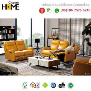 Morden Living Room Furniture Genuine Leather Recliner Sofa Hck158