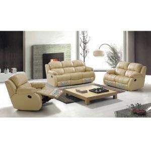 Electric Leather Sofa Recliner Modern Genuine Leather Recliner Sofa 6004#