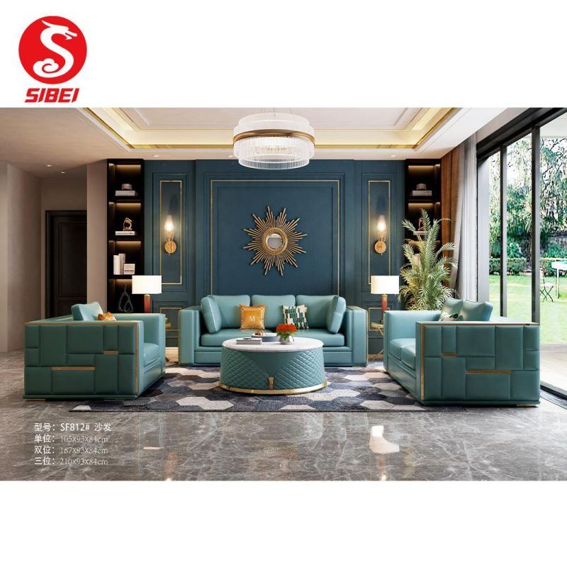 Modern Living Room Sofas Set Leather Modern Home Furniture Sofa