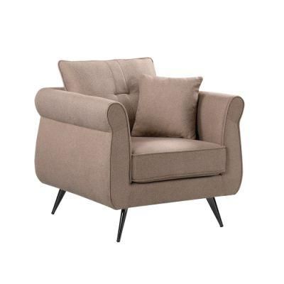 Nova Jssa025 European Design Square Frame 1 Seater Sofa