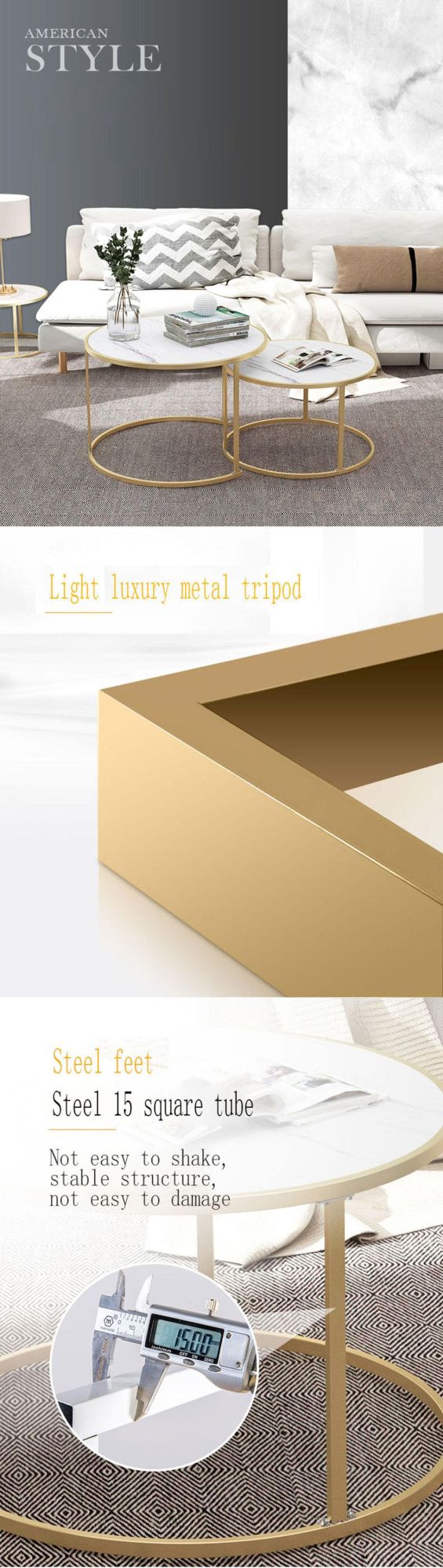 Nordic Living Room Sofa Side Table Simple Modern Simple Small Coffee Table Light Luxury Small Apartment Tea Table