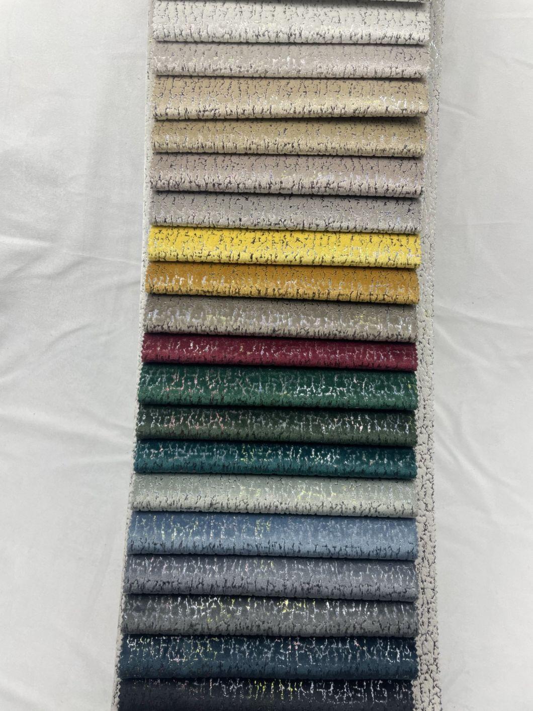 High Quality Crushed Velvet Left Hand Corner Sofa Leather Fabric Couch Woven Sofa Fabric Velvet for Sofa Furniture
