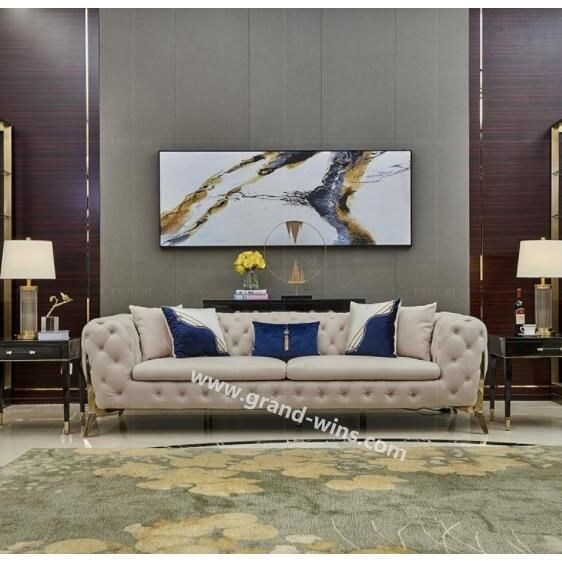 Modern Villa Manor Living Room Combination of Cave Suit and Sofa