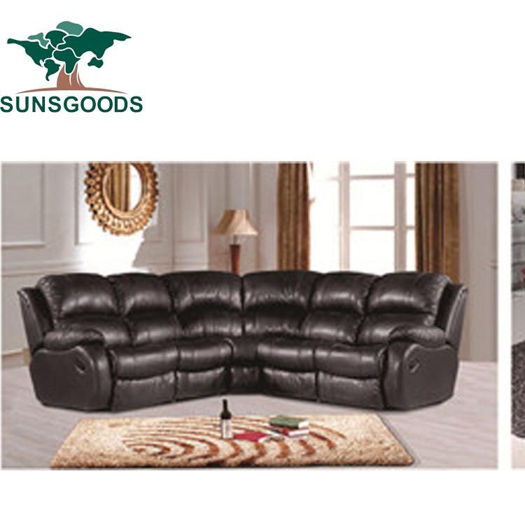 7 Seater Home Theater Sofa Set for Sectional Leather Theater Sofa